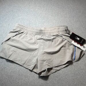 Spyder Active Running Shorts Womens XL Technical Perforated Reflective Trim NWT